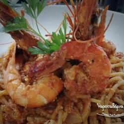 Potamos Fish Restaurant Prown Pasta